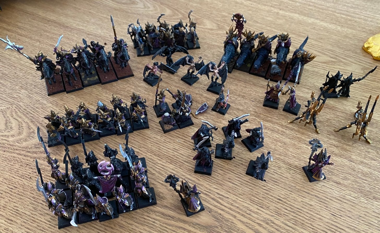 Warhammer fantasy dark elves old world metal oop, Hobby en Vrije tijd, Wargaming, Ophalen of Verzenden, Zo goed als nieuw, Warhammer