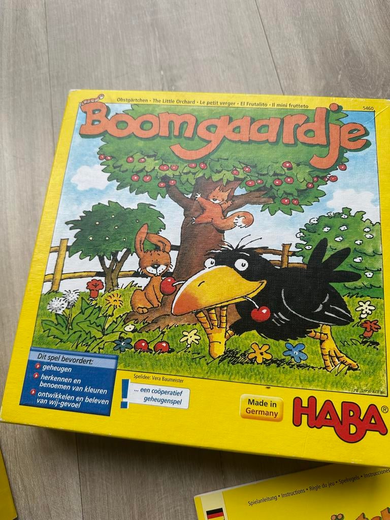 HABA spel Boomgaardje, Een of twee spelers, Ophalen of Verzenden, Gebruikt