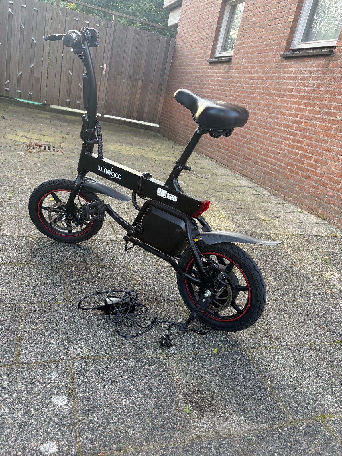 Windgoo opvouwbare elektrische fiets, Fietsen en Brommers, Overige merken, Gebruikt, Ophalen of Verzenden, Minder dan 47 cm
