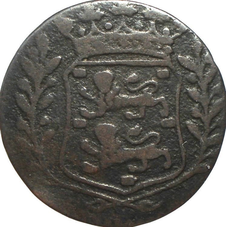 Nederland - West-Friesland duit 1780, Ophalen of Verzenden, Vóór koninkrijk, Overige waardes, Losse munt