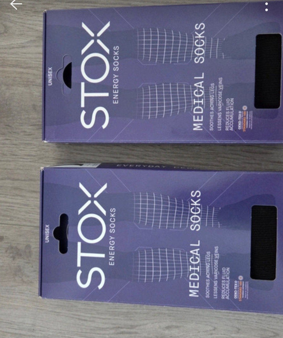 Stox energy socks zwart maat XL-N, Ophalen, Zwart, Nieuw, Overige maten