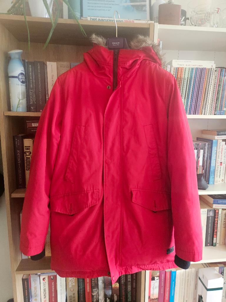 America Today rode winterjas, Medium, Maat 48/50 (M), Ophalen of Verzenden, Zo goed als nieuw, Rood