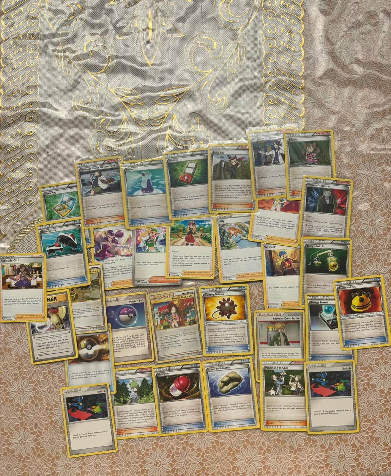 Grote set aan pokemon trainer kaarten, Ophalen of Verzenden, Zo goed als nieuw, Meerdere kaarten