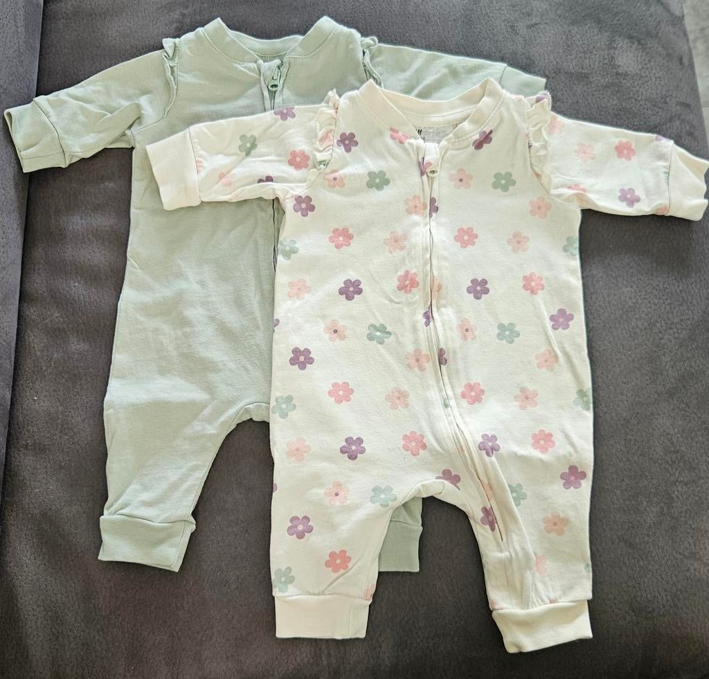 H&M boxpakjes pyjama's maat 50, Kinderen en Baby's, Babykleding | Maat 50, Meisje, H&M, Ophalen of Verzenden, Zo goed als nieuw