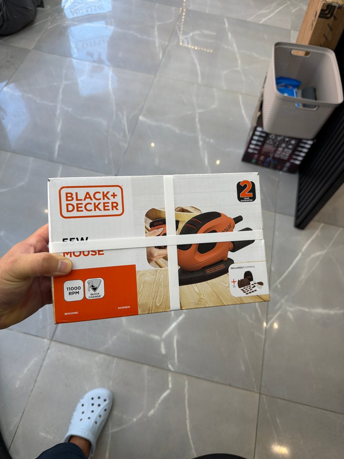 Nieuwe Black+Decker Mouse schuurmachine - Ongeopend, Ophalen of Verzenden, Nieuw, Vlakschuurmachine
