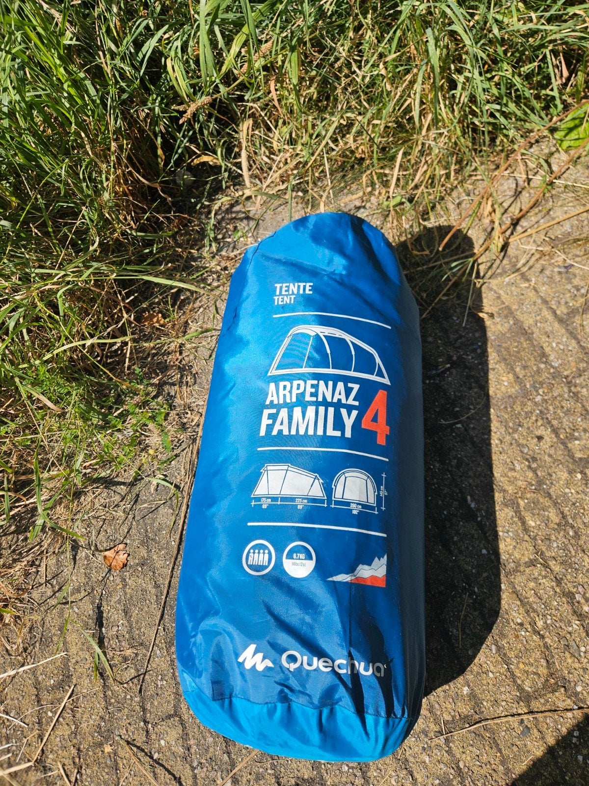 Quechua Arpenaz Family 4 tent - Goede staat, Ophalen of Verzenden, Zo goed als nieuw, Tot en met 4