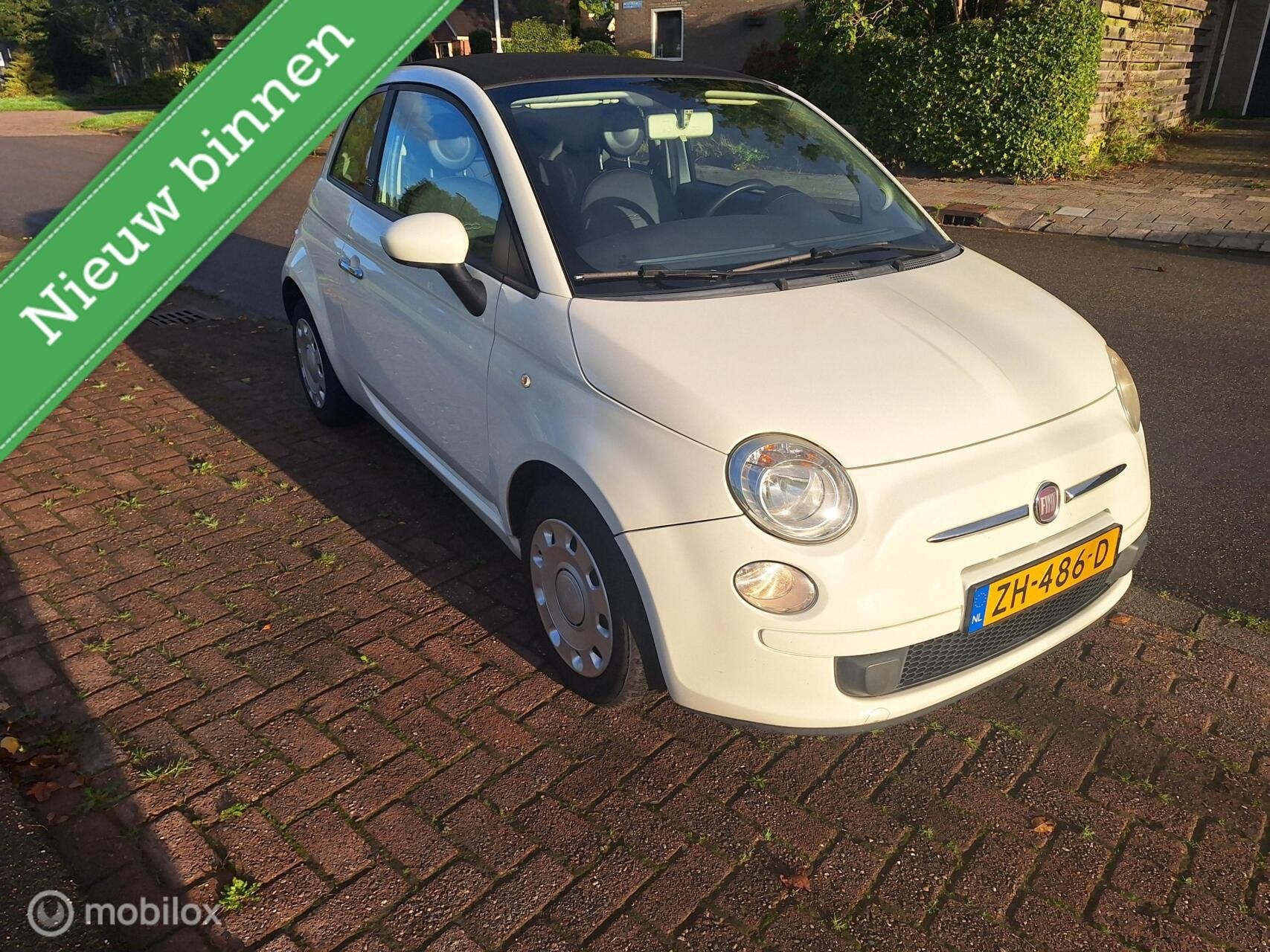 Fiat 500cc 1.2 cabrio, Auto's, Euro 5, 4 cilinders, Handgeschakeld, Geïmporteerd