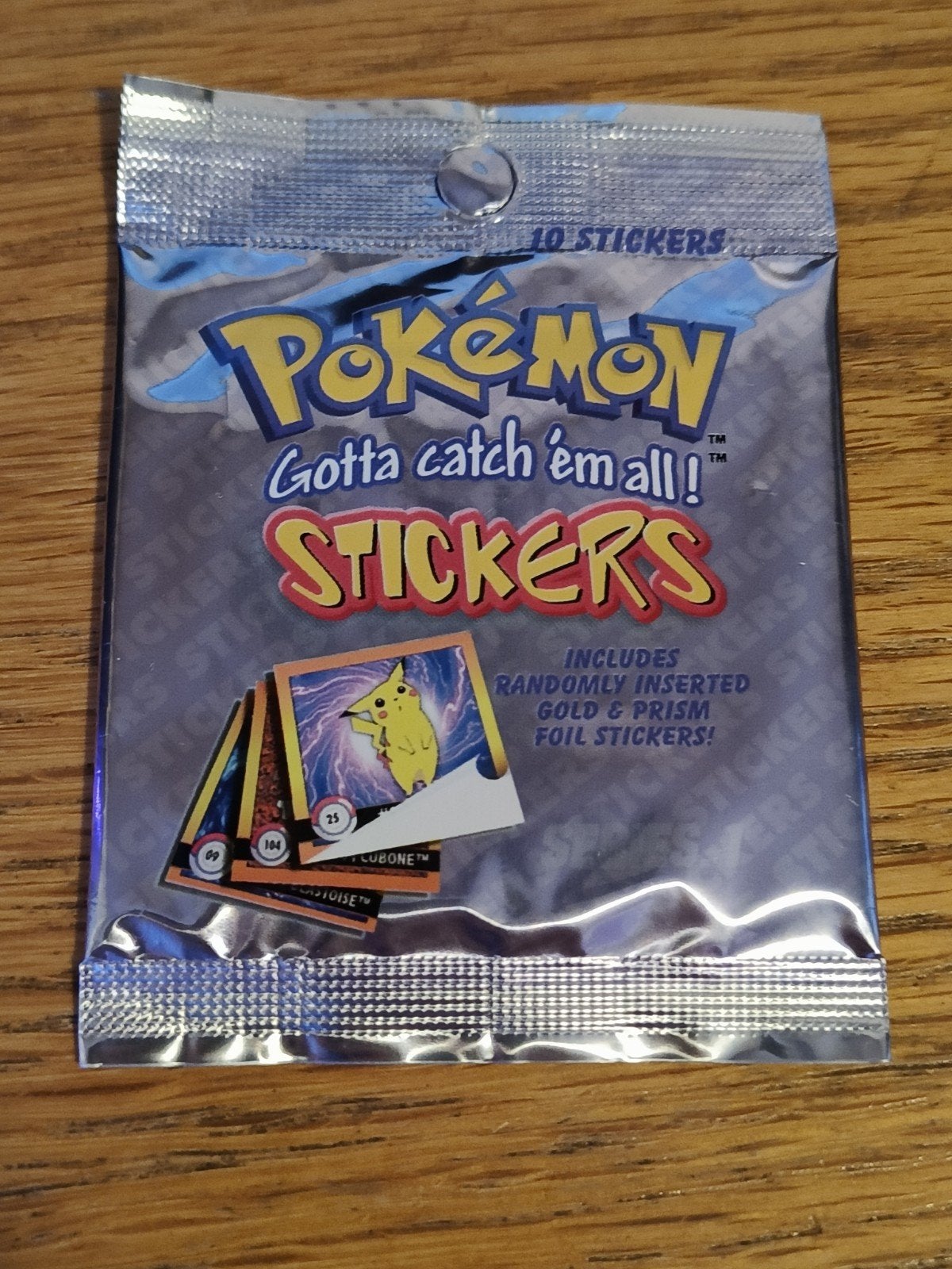 Pokemon stickers 10 stuks sealed, Ophalen of Verzenden, Nieuw, Overige typen