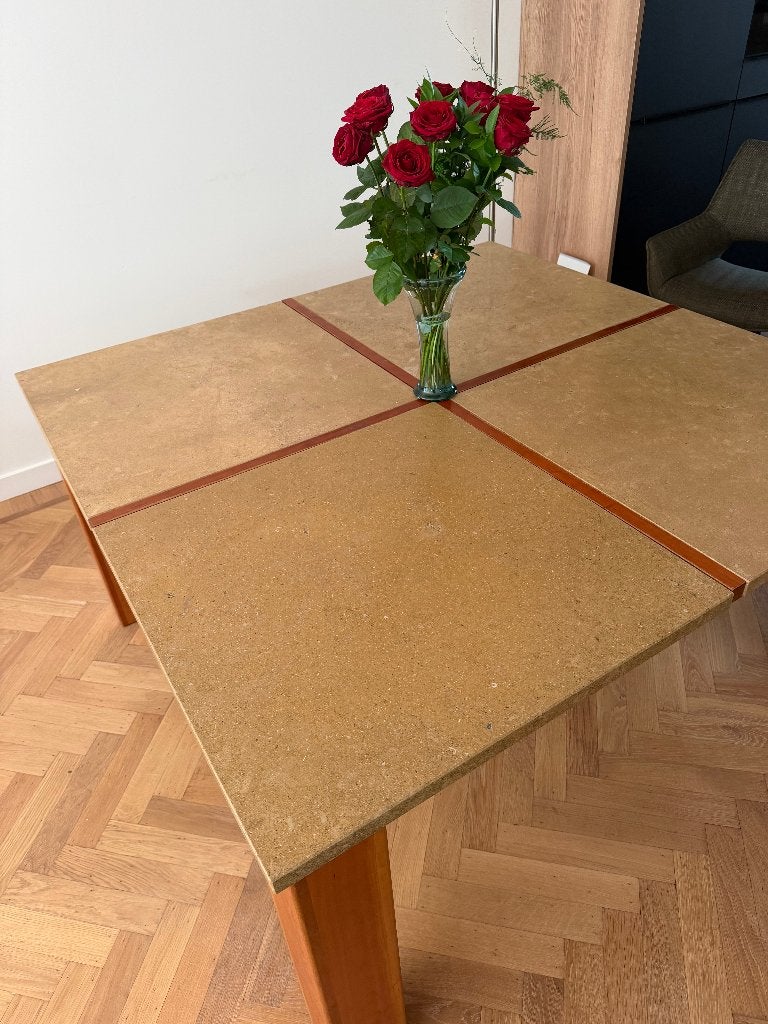 Eettafel, Huis en Inrichting, Tafels | Eettafels, Ophalen, Overige materialen, Gebruikt, Vijf personen of meer