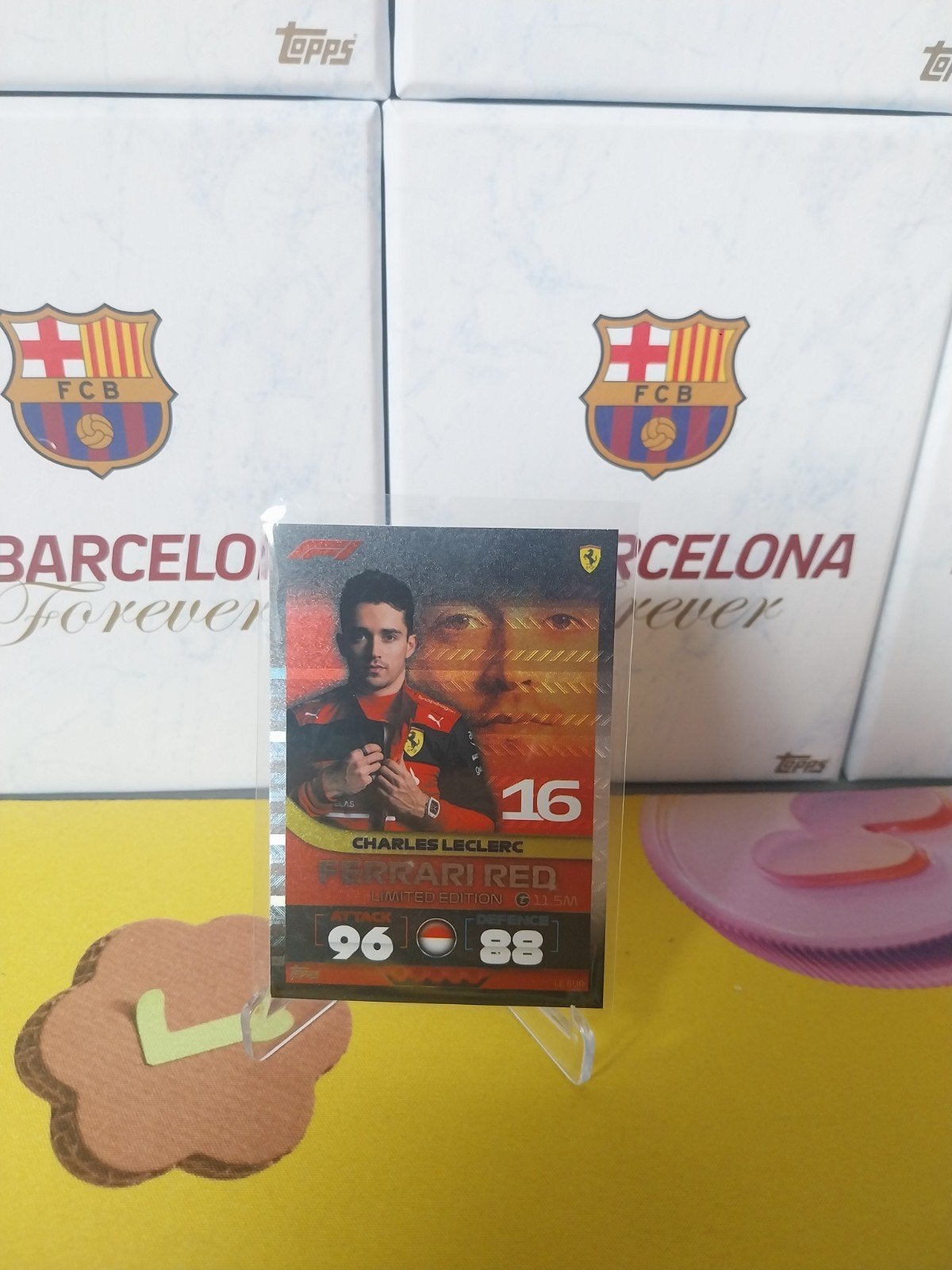 LE5UR Charles Leclerc Topps Turbo Attax 2022, Hobby en Vrije tijd, Stickers en Plaatjes, Ophalen of Verzenden, Zo goed als nieuw
