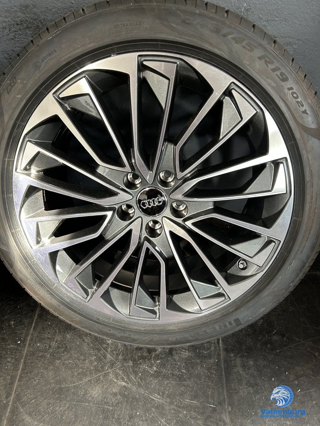 6-7mm! Originele Audi A6 S6 C8 4K S-Line 19 inch velgen 5x11, 19 inch, -, -, Banden en Velgen