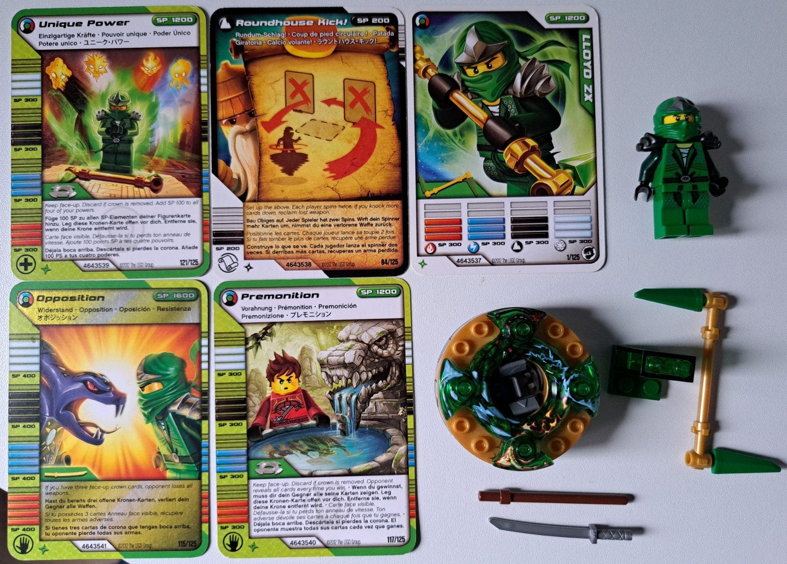 Lego Ninjago 9574 Lloyd ZX Spinnerset, Ophalen of Verzenden