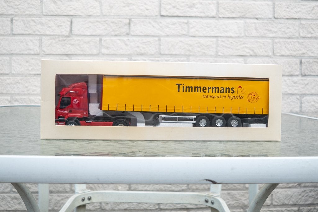 Eligor 1:43 Renault Premium DXI Semi Tautliner Timmermans, Ophalen, Zo goed als nieuw, Bus of Vrachtwagen, Overige merken
