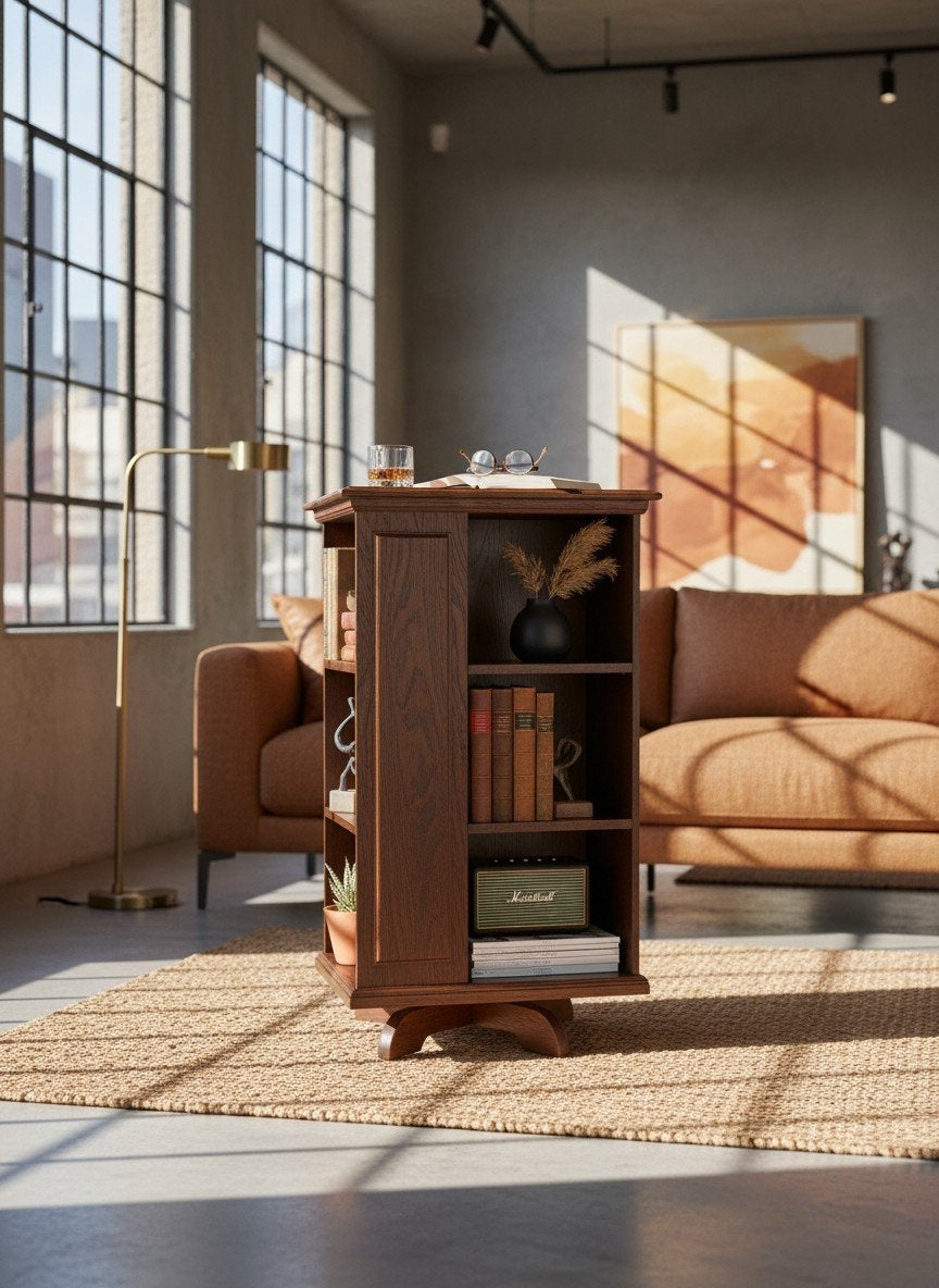 antieke Art Deco boekenmolen, Antiek en Kunst, Antiek | Meubels | Kasten, Ophalen