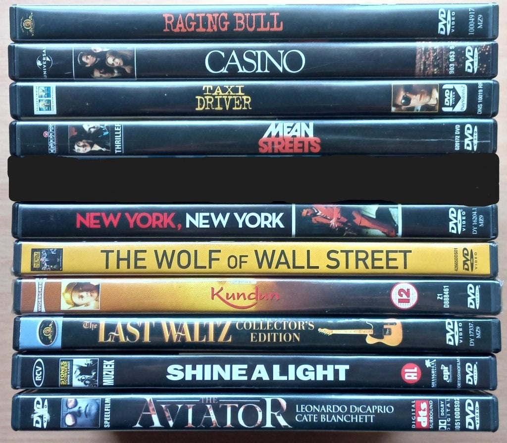 10x Martin Scorsese o.a. Raging bull, Mean streets, Casino, Vanaf 16 jaar, Overige gebieden, Verzenden, Nederlands