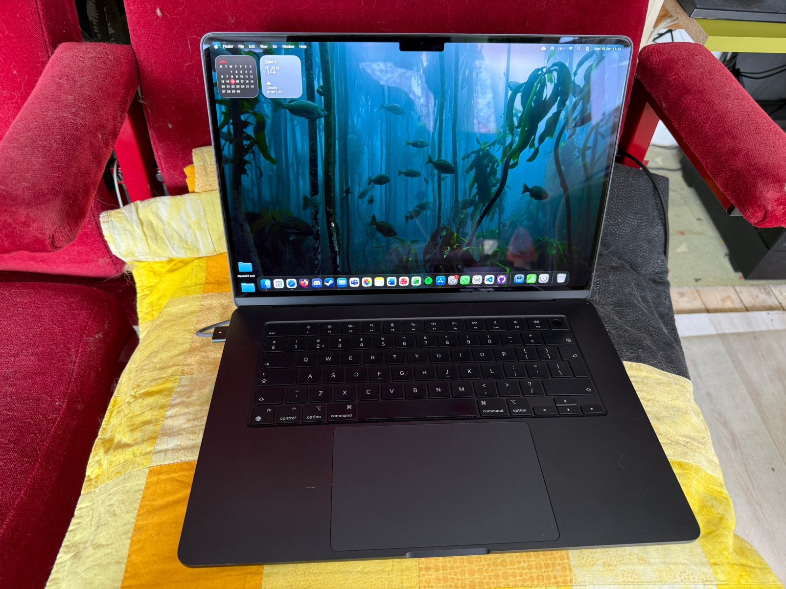 Macbook Air M2 15”, Computers en Software, Apple Macbooks, Ophalen, Zo goed als nieuw, 15 inch, MacBook Air