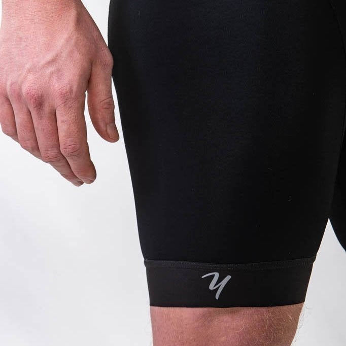 bibshort/fietsbroek yarn cycling - zwart/grijs - heren, Ophalen of Verzenden, Zo goed als nieuw