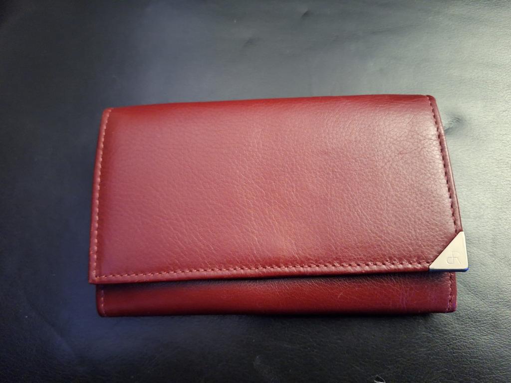 dR de Rooy Amsterdam Leren Portemonnee - Rood, Sieraden, Tassen en Uiterlijk, Portemonnees, Overige merken, Ophalen of Verzenden