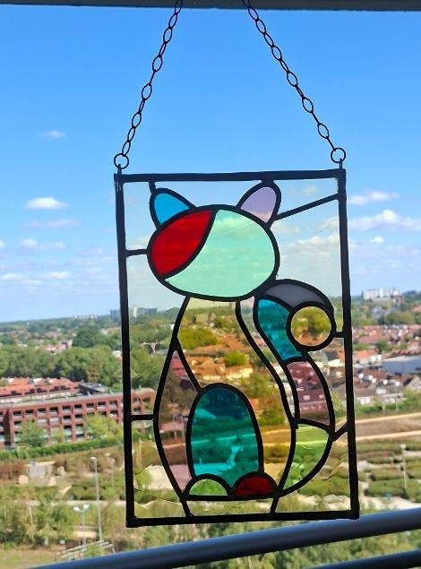 Glas in lood, raamhanger, Ophalen of Verzenden