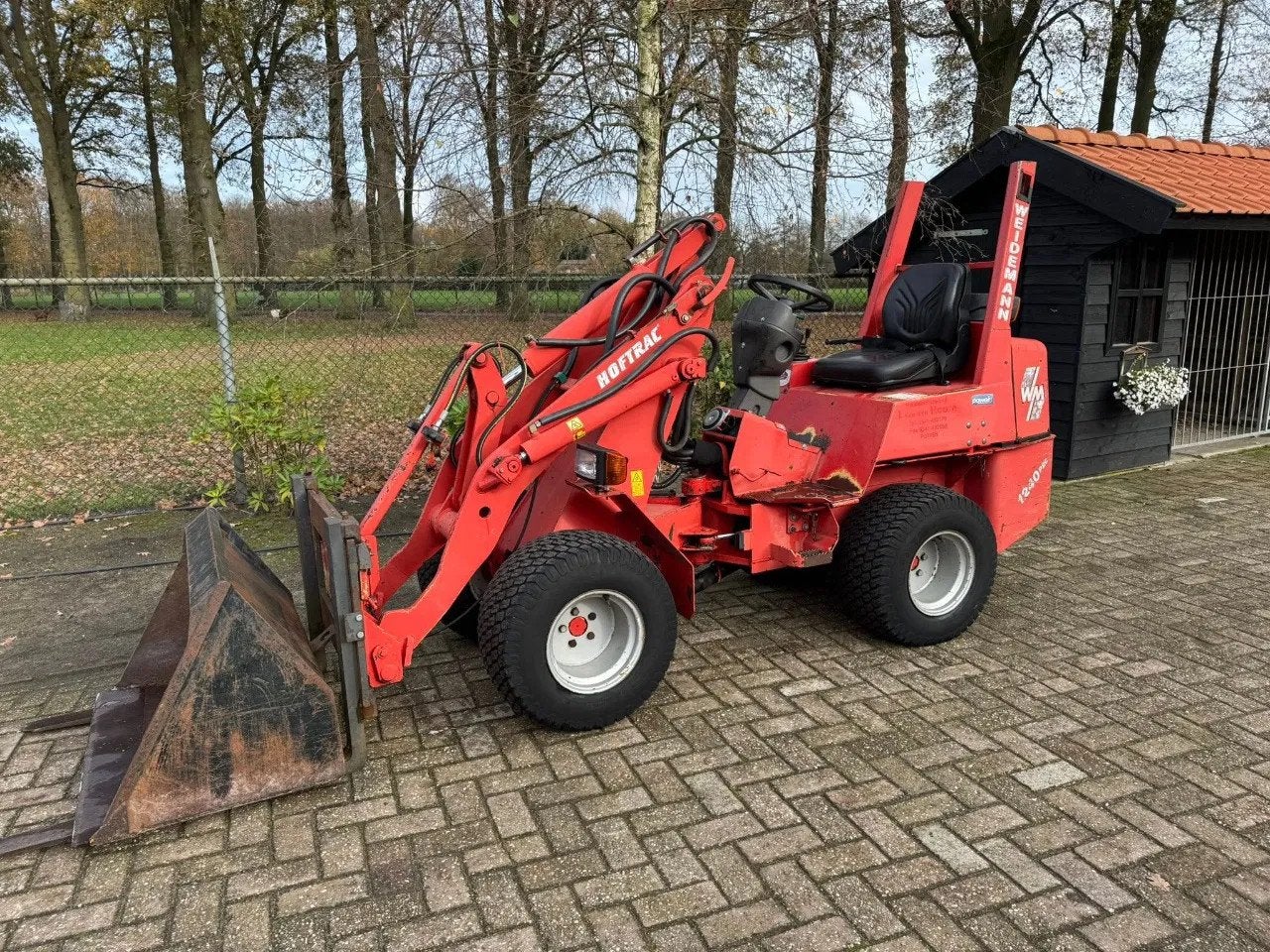 Weidemann 1240 SHOVEL loader (bj 2000), Wiellader of Shovel