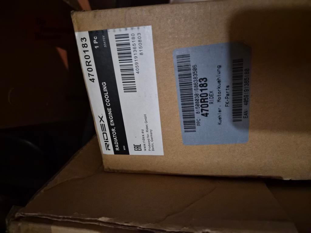 Nieuwe Radiator voor Mini Cooper One (RIDEX 470R0183), Ophalen
