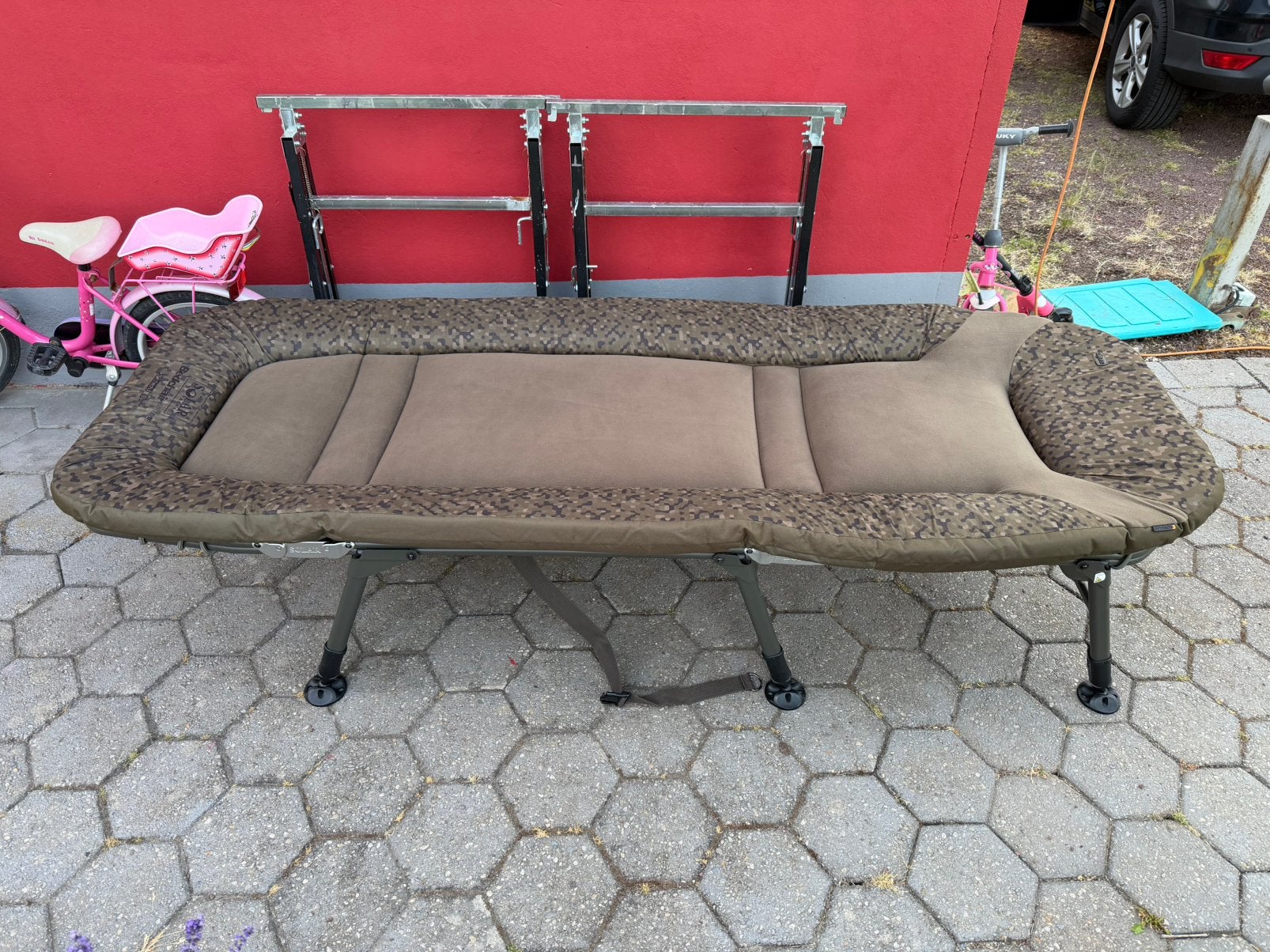 Solar SP Bedchair Memory Foam Stretcher Karper Bed, Ophalen, Zo goed als nieuw, Overige typen