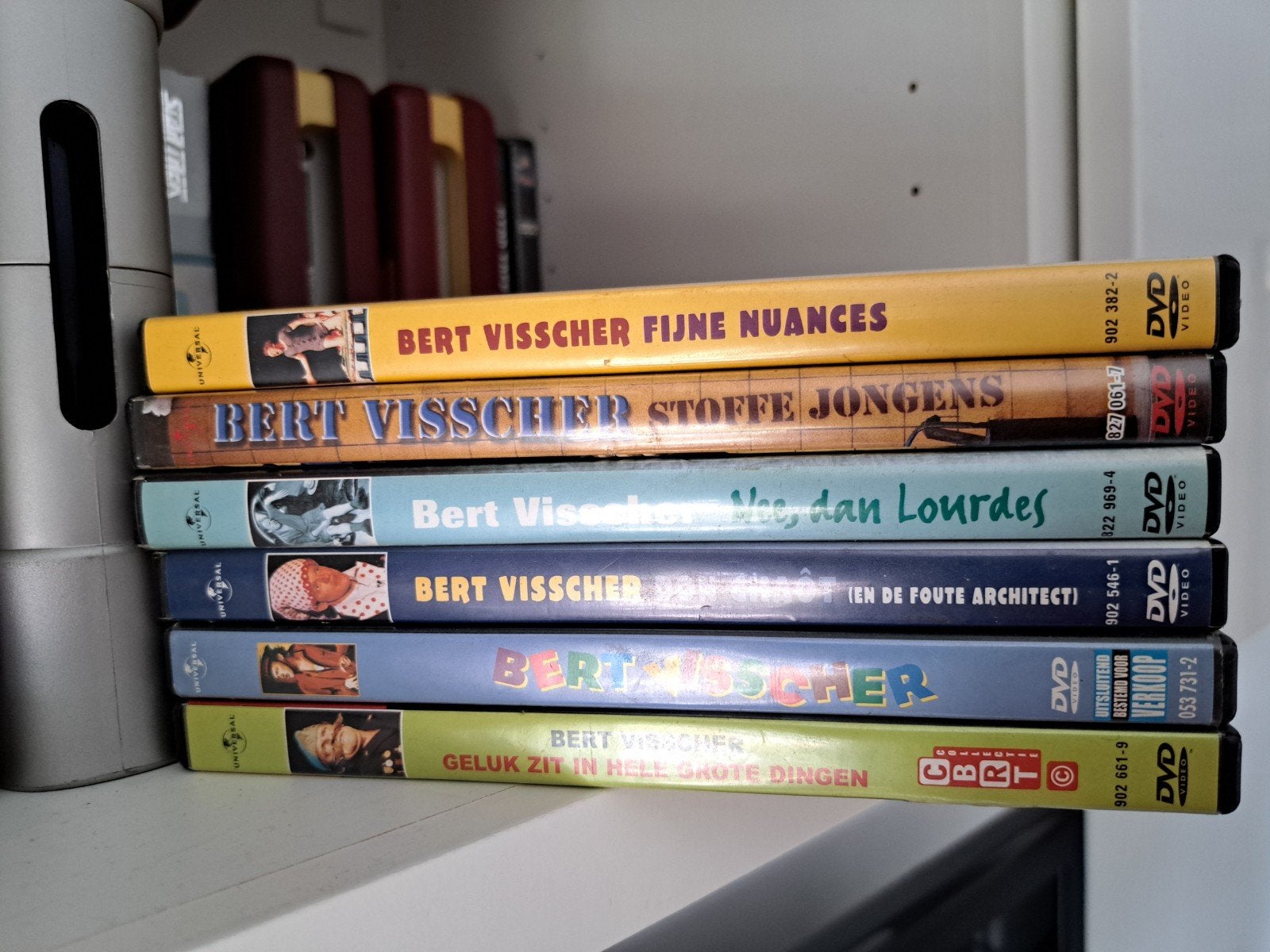 Bert Visscher DVD Collectie - 6 shows, Ophalen, Gebruikt, Alle leeftijden, Nederlands
