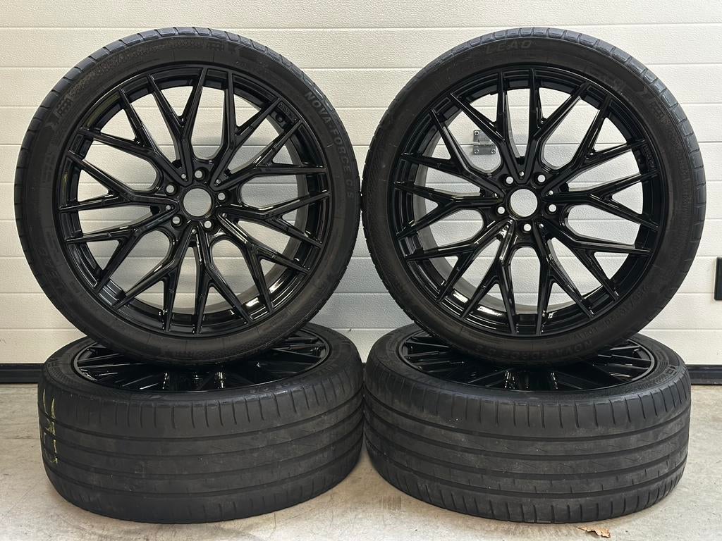 20 inch 5x112 Audi A6 S6 Velgen & Banden set, Auto-onderdelen, Banden en Velgen, Banden en Velgen, Zomerbanden, 20 inch, 255 mm