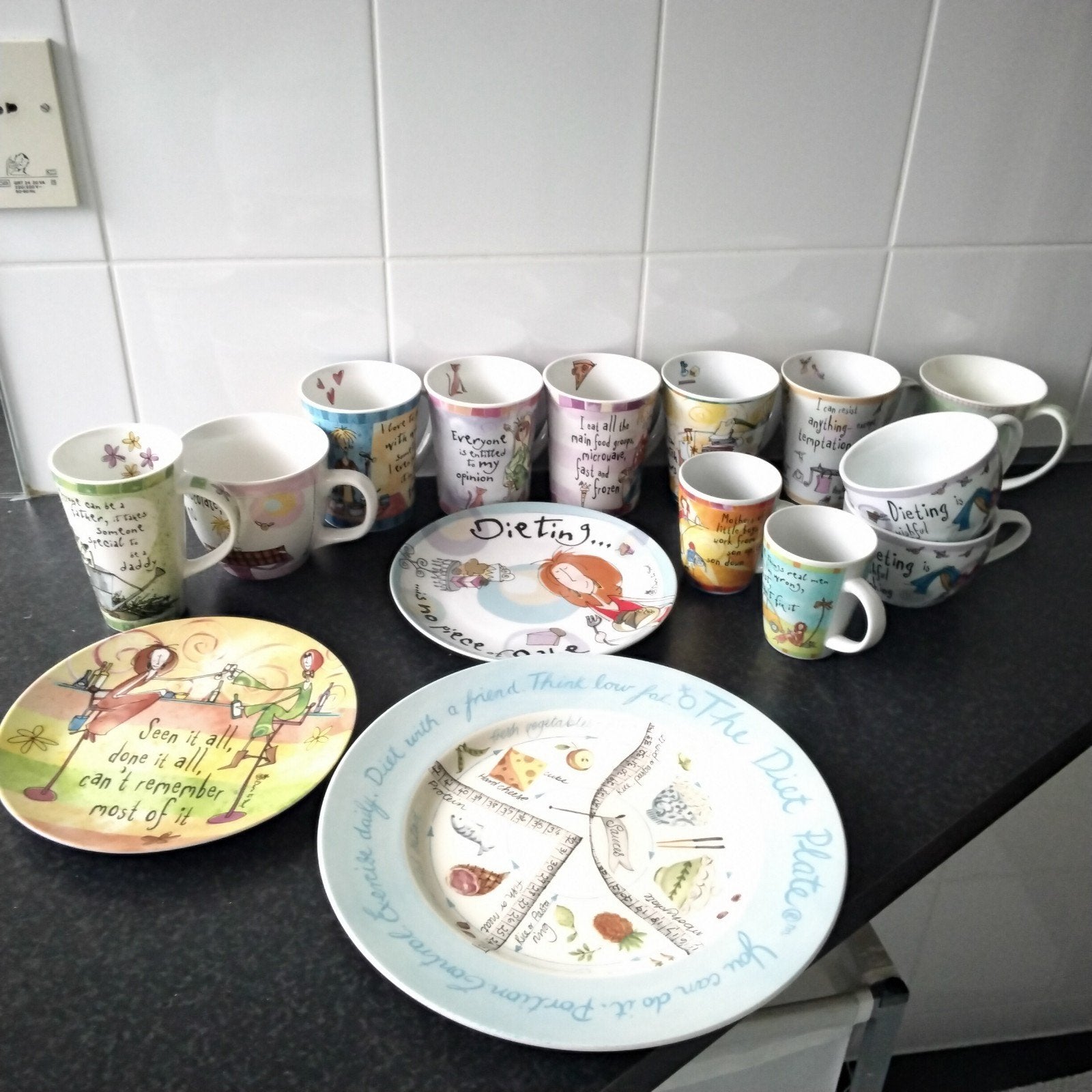 Johnson Brothers Born to Shop servies - Veel items, Gebruikt, Overige merken, Keramiek, Ophalen of Verzenden