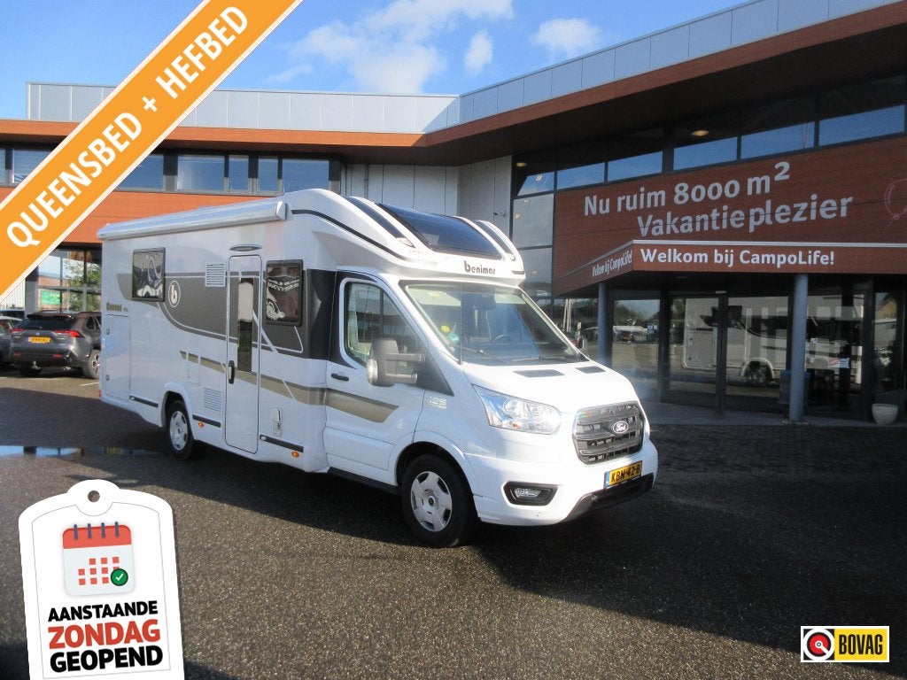 Benimar Cocoon 496 ZGAN, 5GORDELS, WINTERP, Caravans en Kamperen, Automaat, Ford, Watertank (Schoon), Diesel