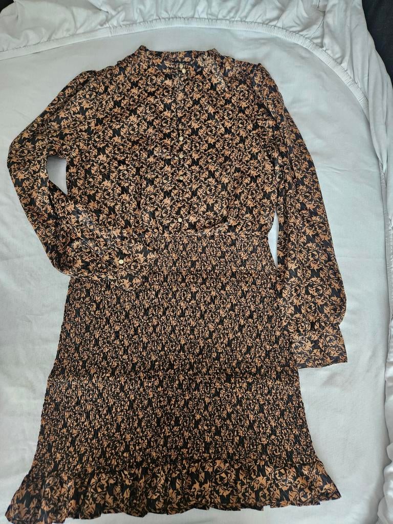 Nikkie jurk maat 42 zwart/koper kleur, Ophalen of Verzenden