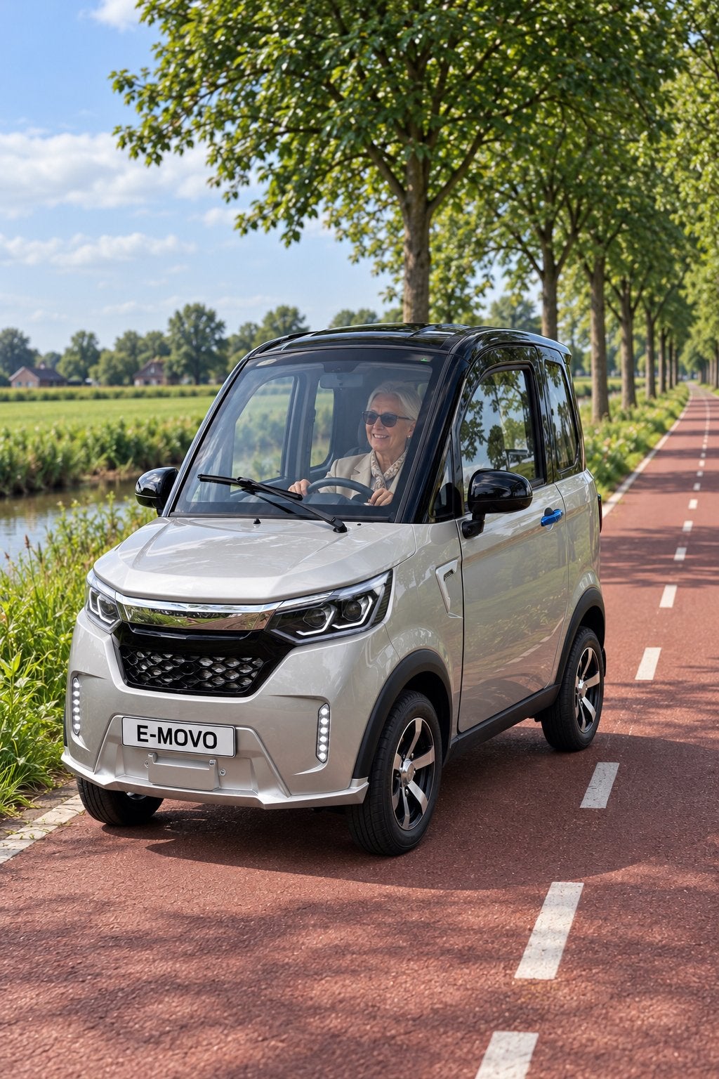 E-Movo Pace rijbewijsvrij scootmobiel Lithium accu, Ophalen, Nieuw