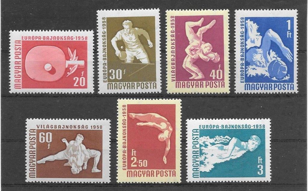 Hongarije 1958  Sport, Verzenden, Postfris