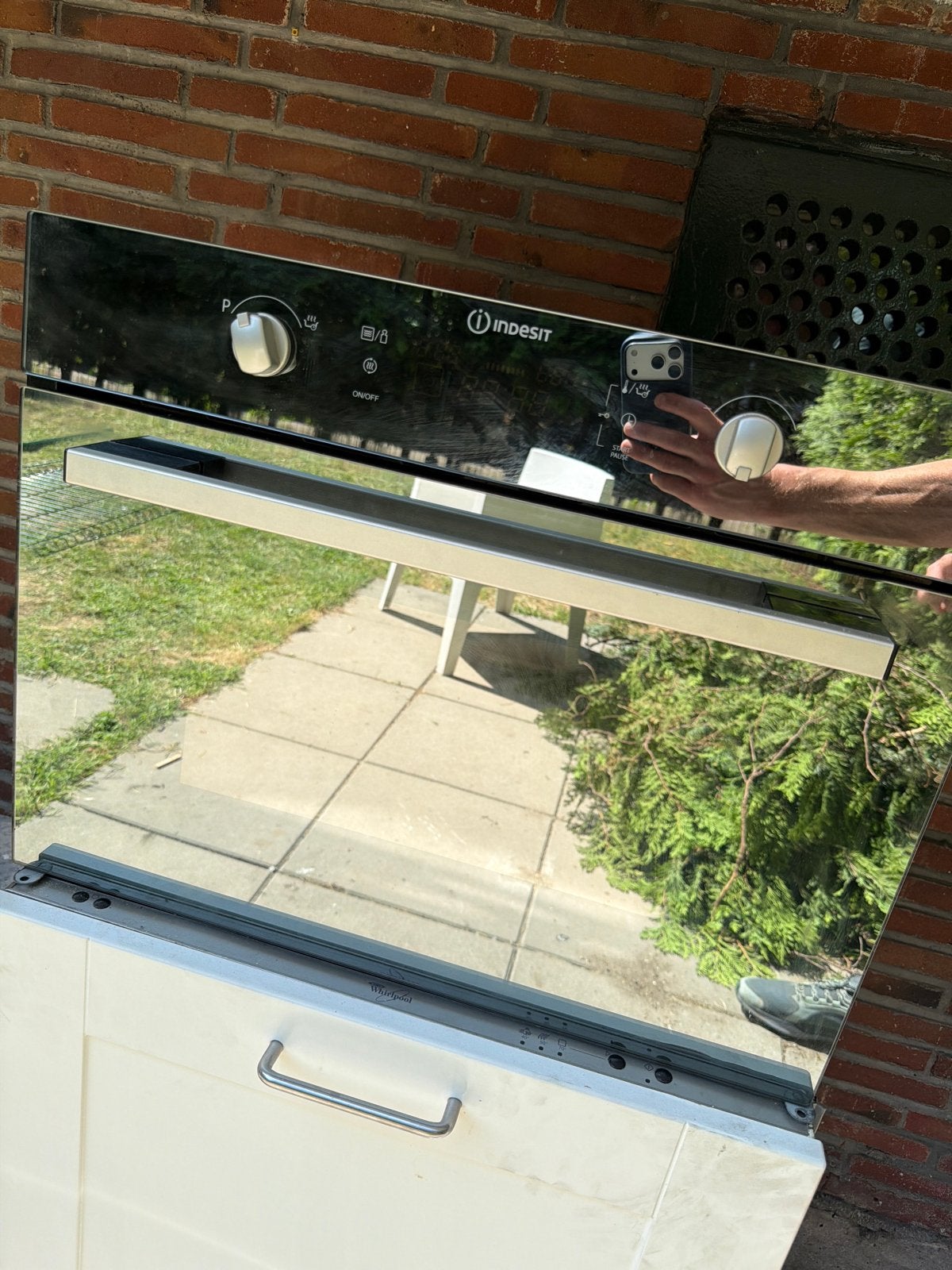 Indesit Combi-oven/Magnetron - 60x45x45 cm, Witgoed en Apparatuur, Ovens, Ophalen, 45 tot 50 cm, Gebruikt, Indesit