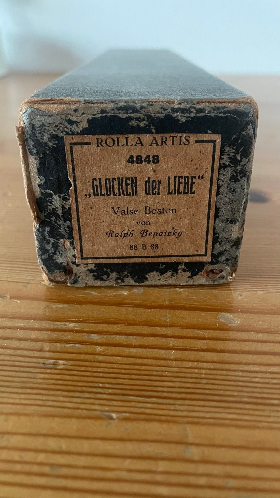 Antieke Pianolarol "Glocken der Liebe" - Rolla Artis 4848, Ophalen of Verzenden