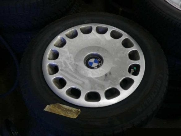 set winterbanden op st. velg met dop BMW195/65-15, Auto-onderdelen, Niet ingevuld, Winterbanden, Niet ingevuld, Ophalen
