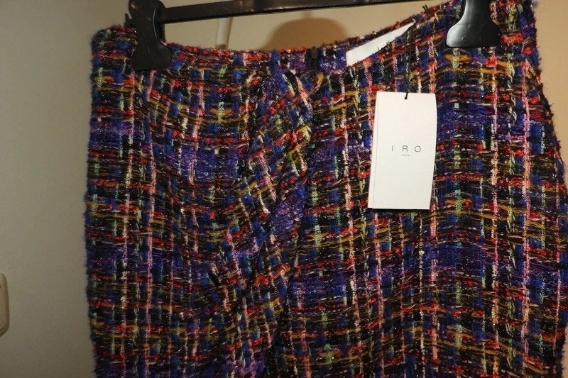 IRO Nieuwe bonte rok aparte stof soort boucle look Nieuw 40, Kleding | Dames, Rokken, Maat 38/40 (M), Nieuw, Iro, Boven de knie