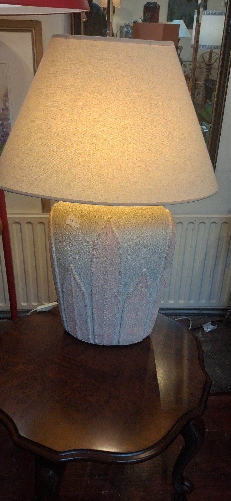 vuntage art deco keramische tafellamp, Antiek en Kunst, Ophalen