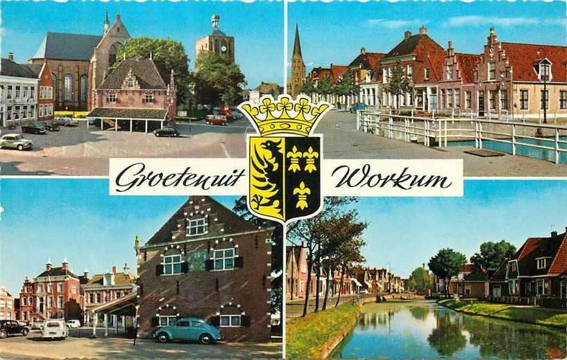 377-069-017 Workum, Verzenden, Voor 1920, Friesland