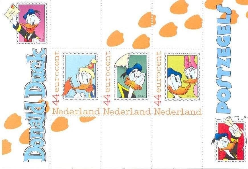vel persoonlijke zegels postfris donald duckk postzegels, Postzegels en Munten, Postzegels | Nederland, Ophalen of Verzenden, Na 1940