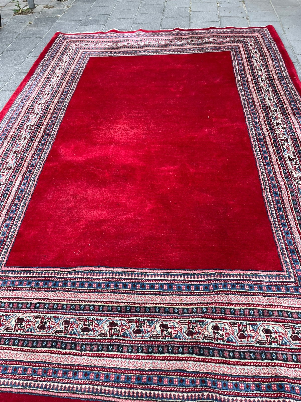 Perzisch tapijt handgemaakt sarouk 325x224,, Ophalen, 200 cm of meer, Zo goed als nieuw, 200 cm of meer
