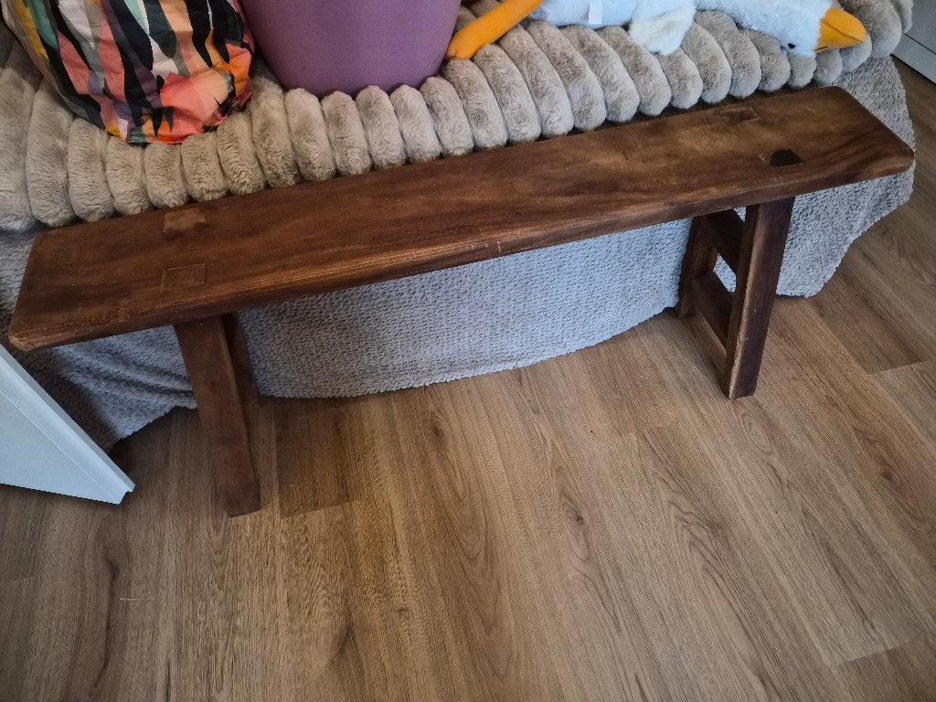 Bankje, Tweepersoons, 75 tot 100 cm, Ophalen of Verzenden, Zo goed als nieuw