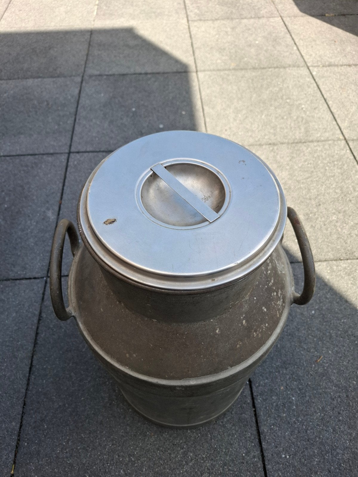 Melkbus deksel 30 liter RVS, Ophalen of Verzenden