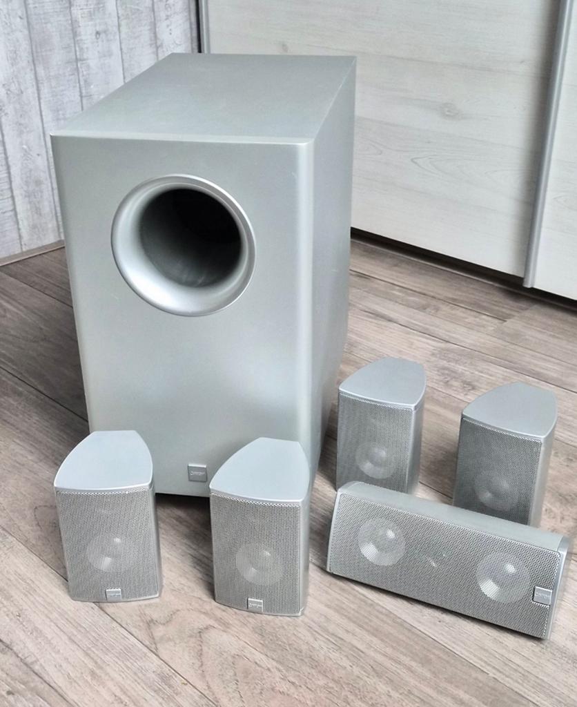 Canton Movie 120 MX 5.1 Home Cinema Systeem Zilver, Ophalen of Verzenden, Gebruikt, 5.1-systeem, Overige merken