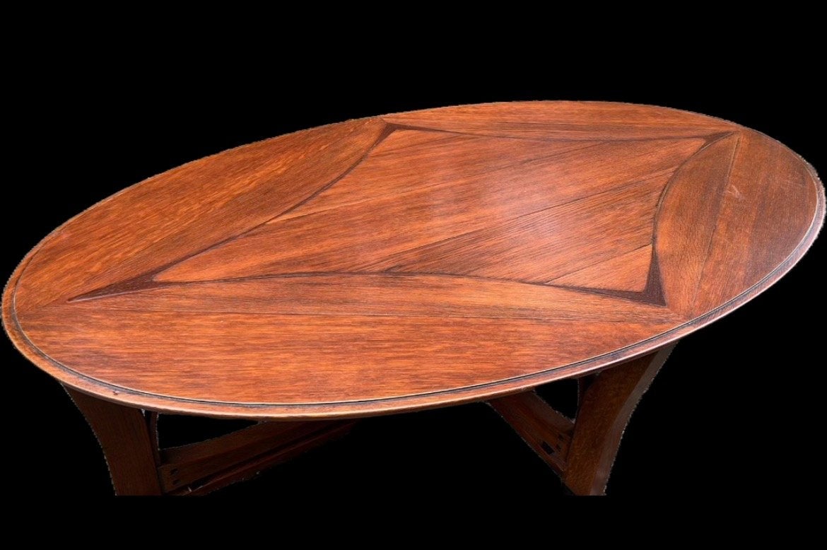 Schuitema Salontafel - Ovale  Design Tafel, Antiek en Kunst, Ophalen