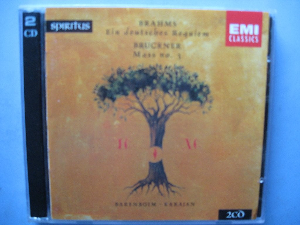 Brahms, Ein Deutsches Requiem; Bruckner, Mis nr. 3, Cd's en Dvd's, Ophalen of Verzenden, Romantiek, Gebruikt, Vocaal