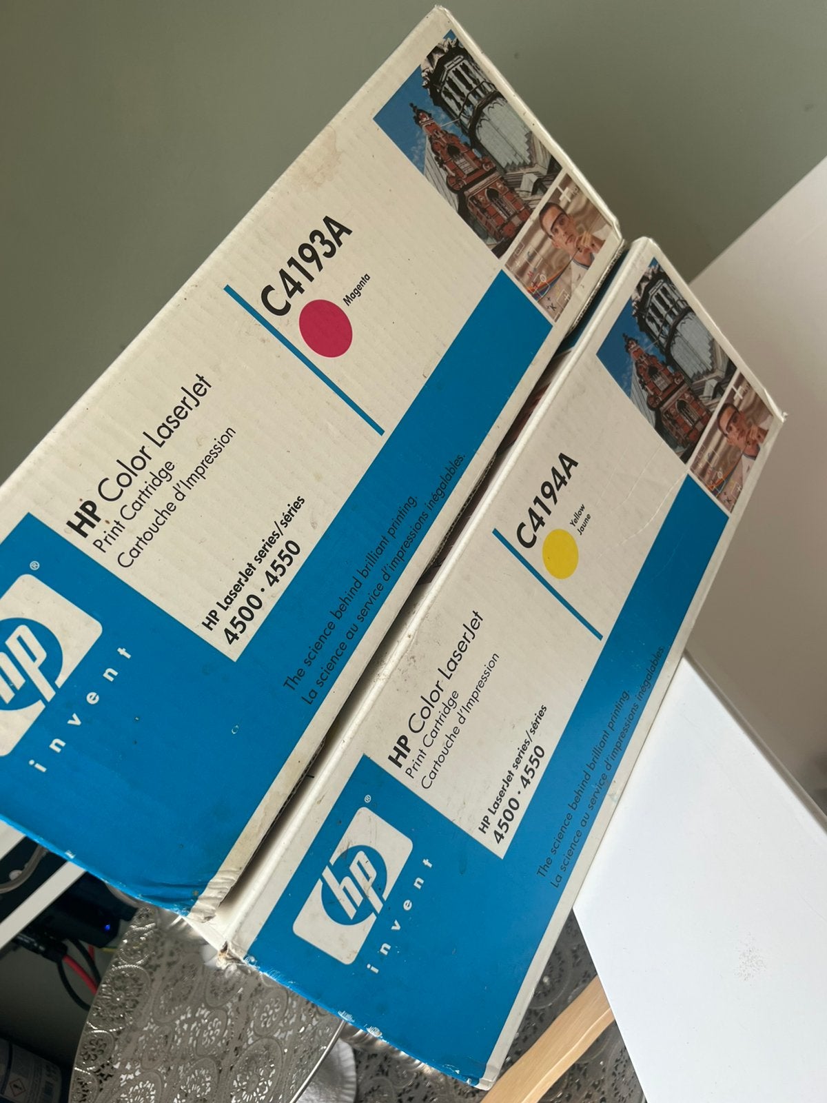 Hp toners 2 stuks C4193A en C4194A NIEUW, Computers en Software, Printerbenodigdheden, Ophalen, Zo goed als nieuw, Toner
