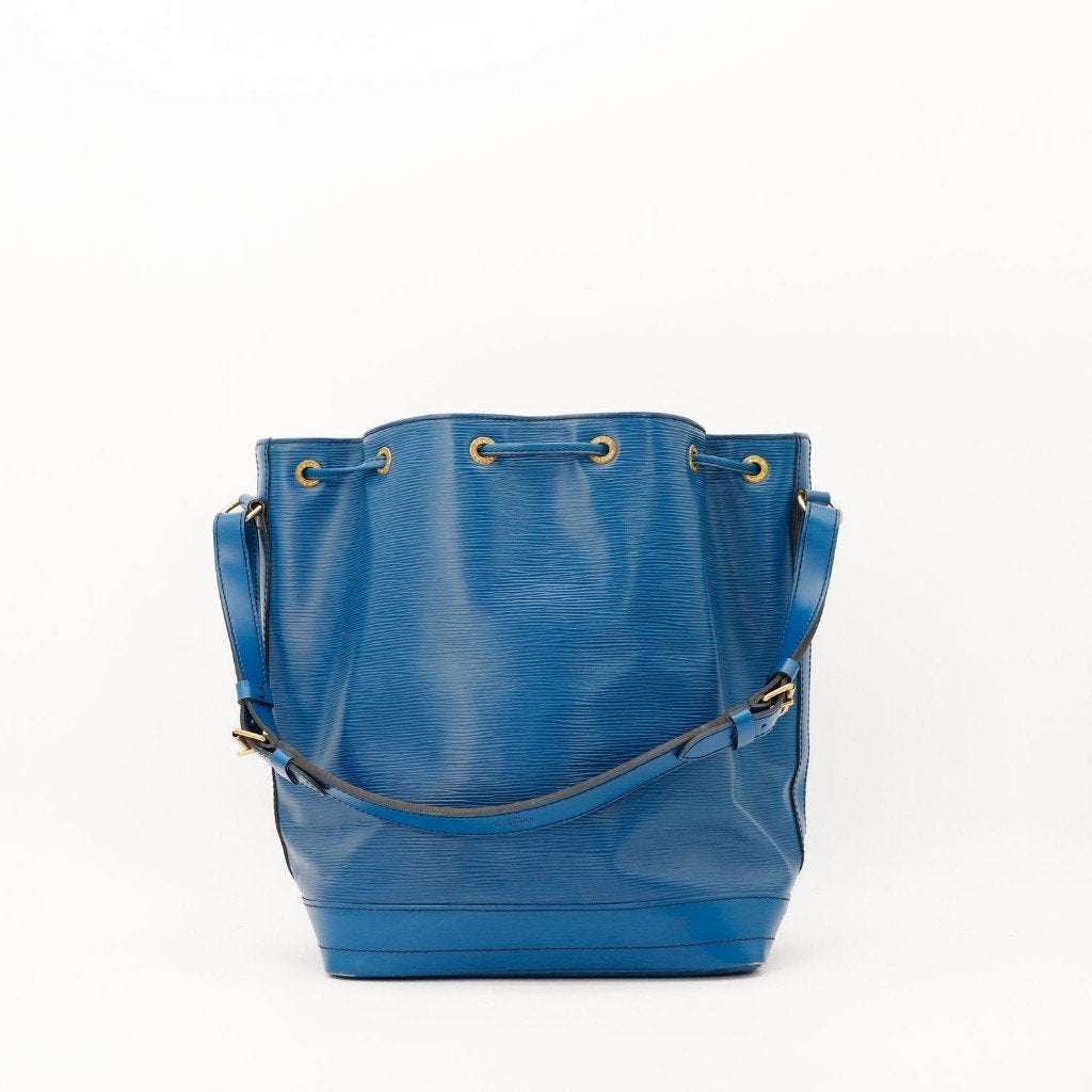 Louis Vuitton Noé in blauw Epi handtas, Verzenden, Gebruikt, Blauw, Handtas