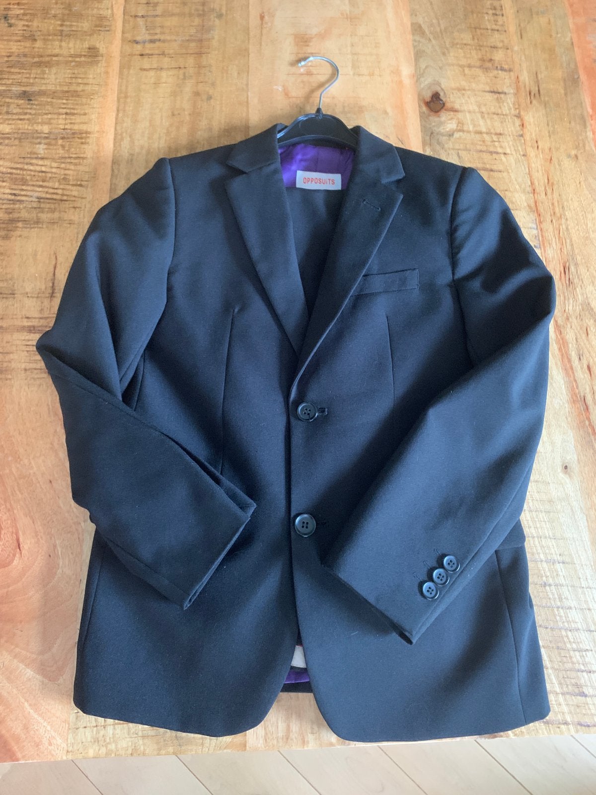 Zwart pak slimfit met stropdas, Ophalen, Zo goed als nieuw, Overige maten, Zwart