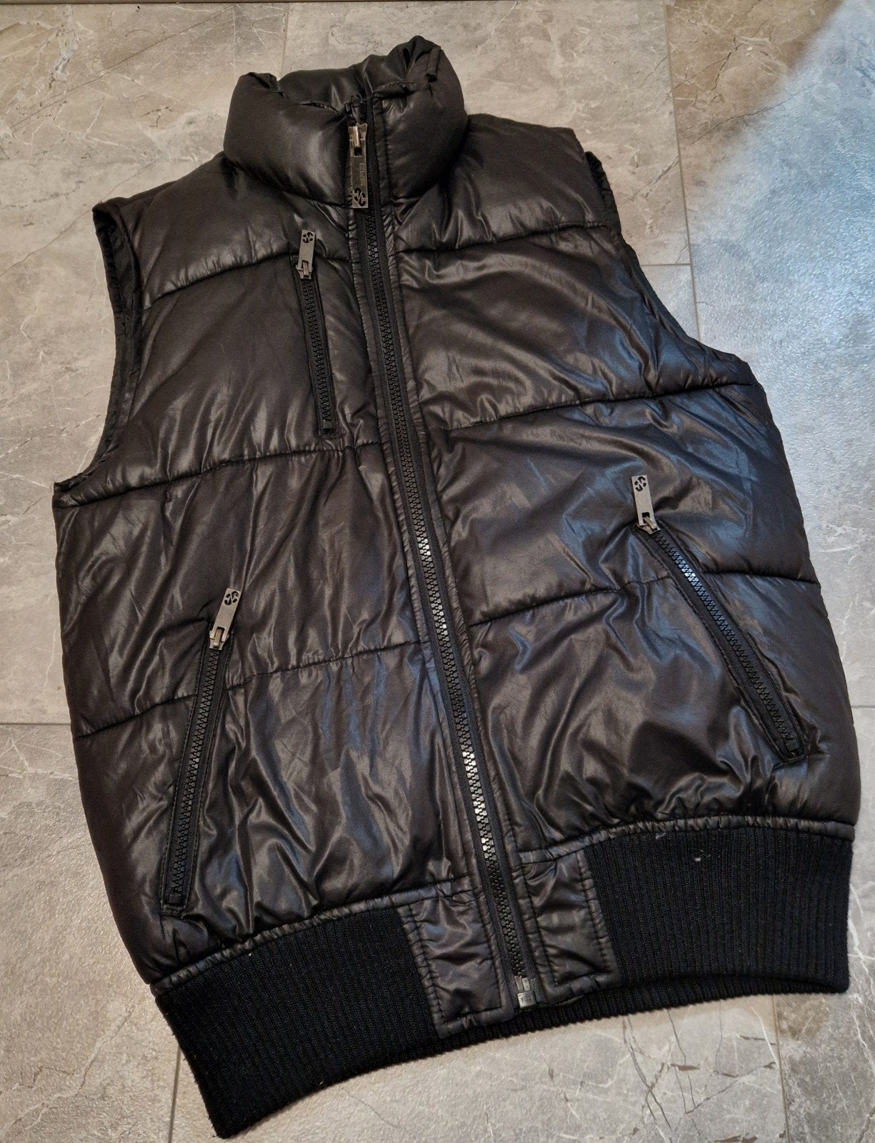 Zwarte CoolCat puffer bodywarmer / gilet – Maat S, Kleding | Heren, Ophalen of Verzenden, Zo goed als nieuw, Maat 48/50 (M), Zwart